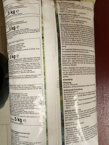 Dnger allgemein: Compo Bittersalz 5 kg